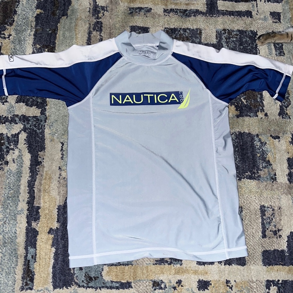 Nautica swim shirt boys size 12/14